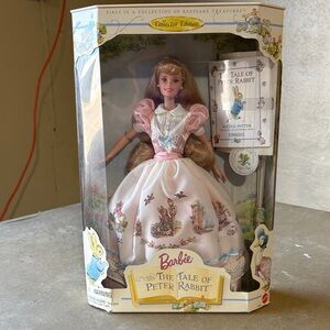 Barbie Collector Edition The Tale of Peter Rabbit Doll 12” 1997 Mattel